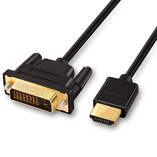 ANNNWZZD DVI auf HDMI, HDMI auf DVI Bidirektionale HDMI DVI Kabel für TV, PC, Monitor, Projektor 2M von ANNNWZZD
