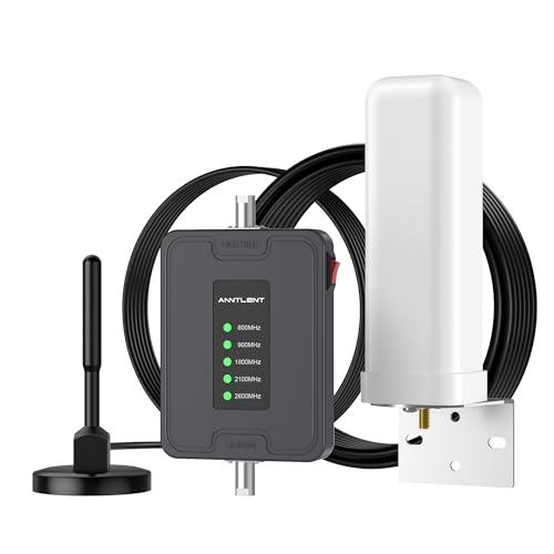 ANNTLENT Handy Signalverstärker 4G 3G LTE GSM Repeater für Wohnmobil/LKW/SUV - Band 20/8/1/3/7 Mobilfunk Verstärker Sprachanrufe und Daten für Alle Netzbetreiber - Magnetische Dachantenne ANNTLENT Handy Signalverstärker 4G 3G LTE GSM Repeater für Wohnmobil/LKW/SUV - Band 20/8/1/3/7 Mobilfunk Verstärker Sprachanrufe und Daten für Alle Netzbetreiber - Magnetische Dachantenne von ANNTLENT