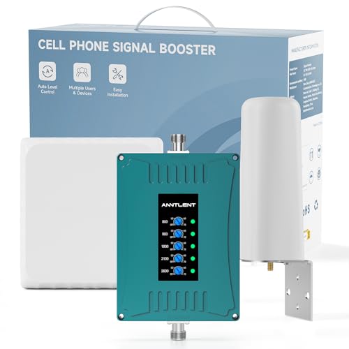 ANNTLENT Handy Signalverstärker für Alle Europäische Betreibers GSM UMTS LTE Verstärker 800/900/1800/2100/2600 MHz 2G 3G 4G Repeater Sprachanruf und Daten verbessern ANNTLENT Handy Signalverstärker für Alle Europäische Betreibers GSM UMTS LTE Verstärker 800/900/1800/2100/2600 MHz 2G 3G 4G Repeater Sprachanruf und Daten verbessern von ANNTLENT