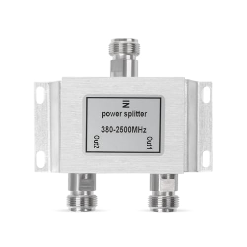 ANNTLENT N-Buchse 50 Ohm Koaxialstecker-Adapter Koax-Splitter 3 dB 2-Wege für Handy-Signalverstärker Verstärker Antenne von ANNTLENT