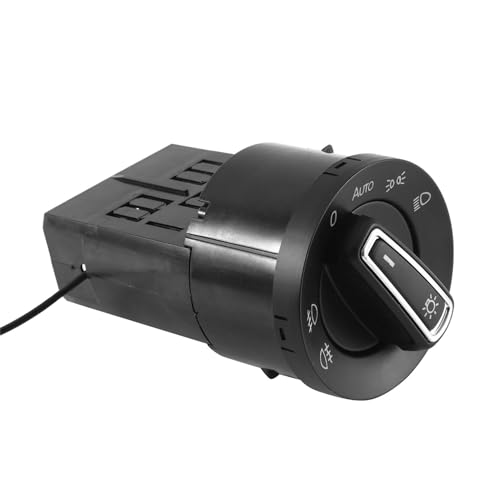 Scheinwerfer Schalter Für VW Pat B5 B7 Transporter T5 Polo Tiguan Jetta Mk6 Golf 4 6-3BD941531,Scheinwerfer Automatikschalter Zubehör Lichtsteuerung Innenteile-Zubehör von ANRAM