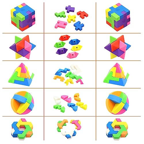 ANROI Pack von 10 Mini Radiergummis, Radierer, Soft School Radiergummi Set, 2B Radiergummis, Kinder-Schulbedarf, Radiergummi, für Schule, Skizzieren, Malerei, Kunst von ANROI