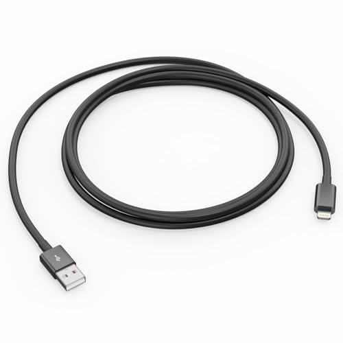 Auto Apple Carplay Kabel 1M [Apple MFi Certified] iPhone Schnellladekabel iPhone Ladekabel, 2.4A USB auf Lightning Kabel für iPhone 14 Pro Max 13 12 Mini 11 XS X SE 8 7 6 iPad (black) von ANSEIP