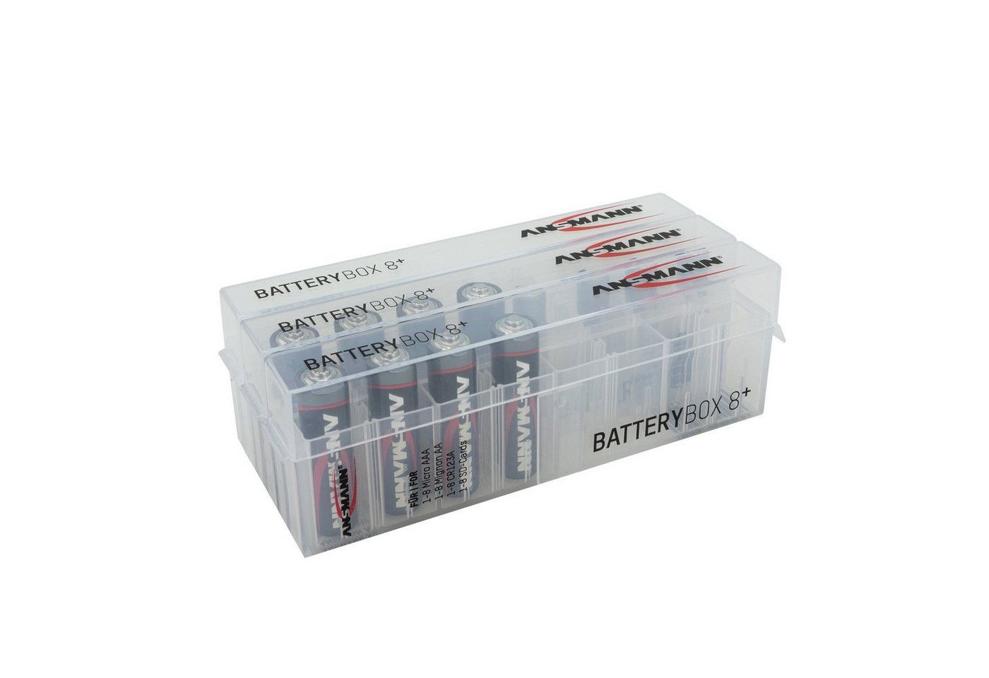 ANSMANN AG 3x Akkubox Batteie Box für bis zu 8 Akkus, Batterien & Speicherkarten Akku ANSMANN AG 3x Akkubox Batteie Box für bis zu 8 Akkus, Batterien & Speicherkarten Akku von ANSMANN AG
