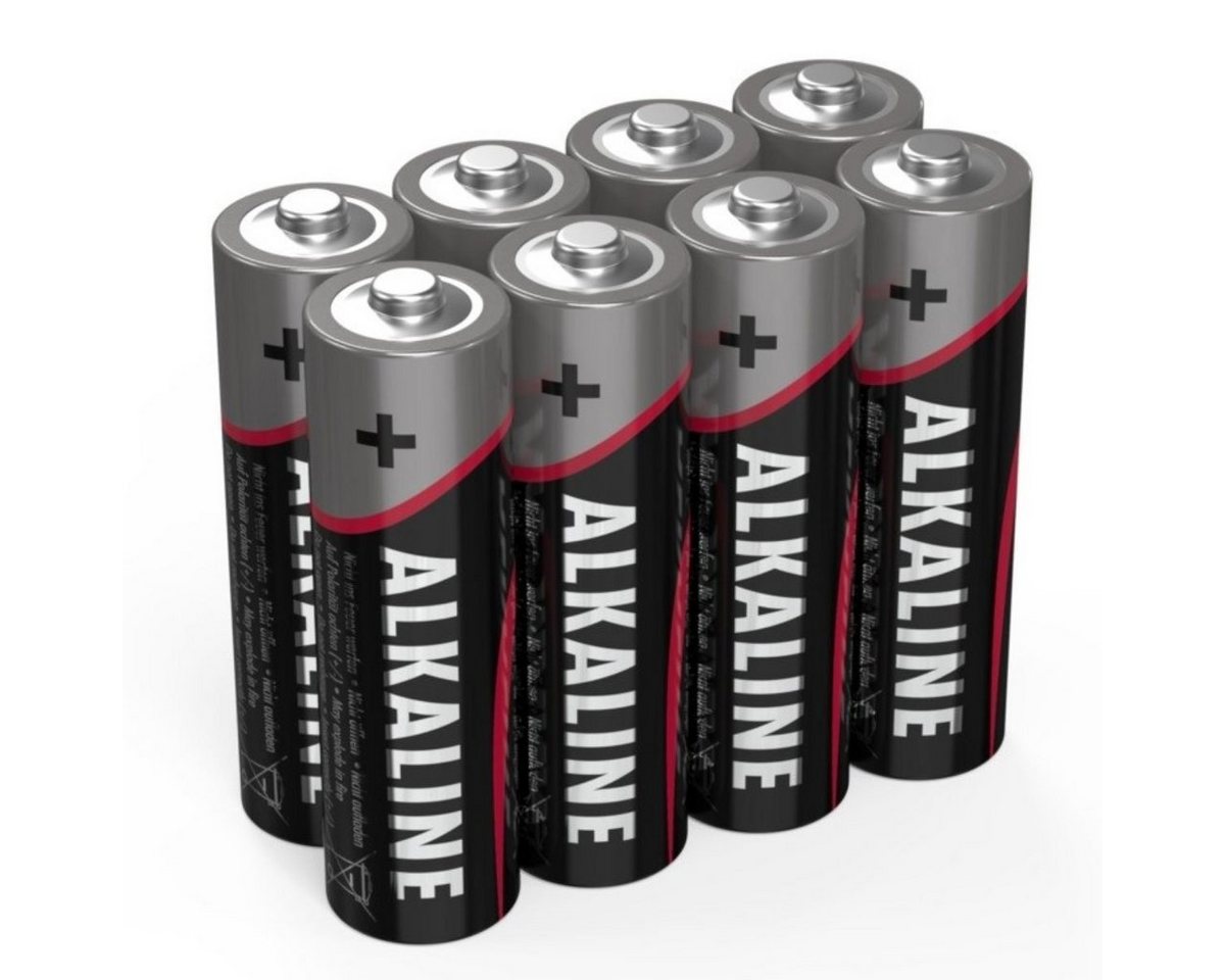 ANSMANN AG 5015280 AA Mignon Batterie LR6 Alkaline 1.5 Volt 8 Stück Akku (1,5 V) von ANSMANN AG