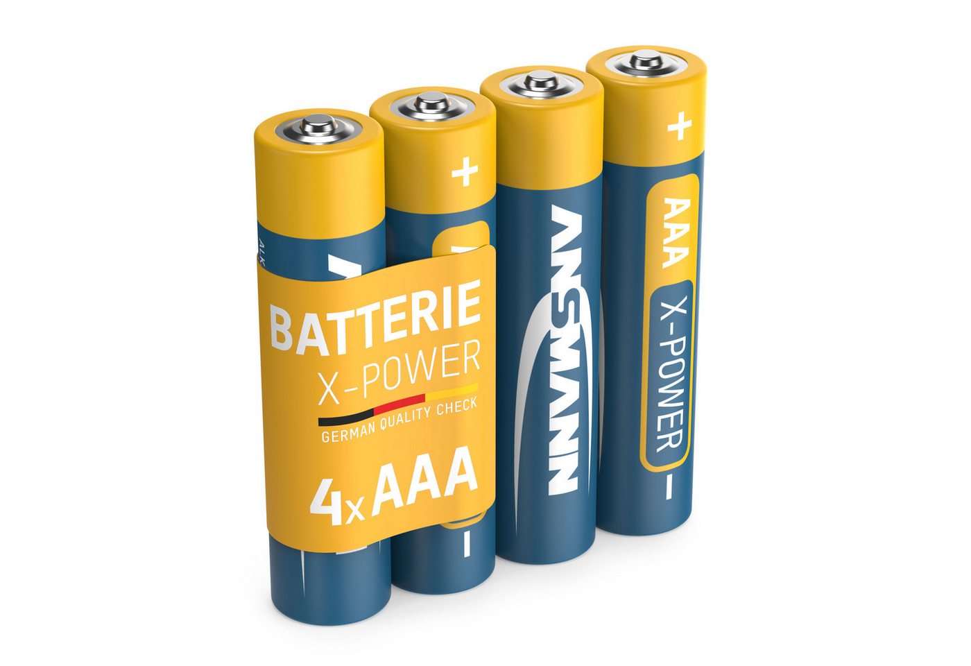 ANSMANN AG ANSMANN 4x X-Power Alkaline Batterie Micro AAA / LR03 Batterie von ANSMANN AG