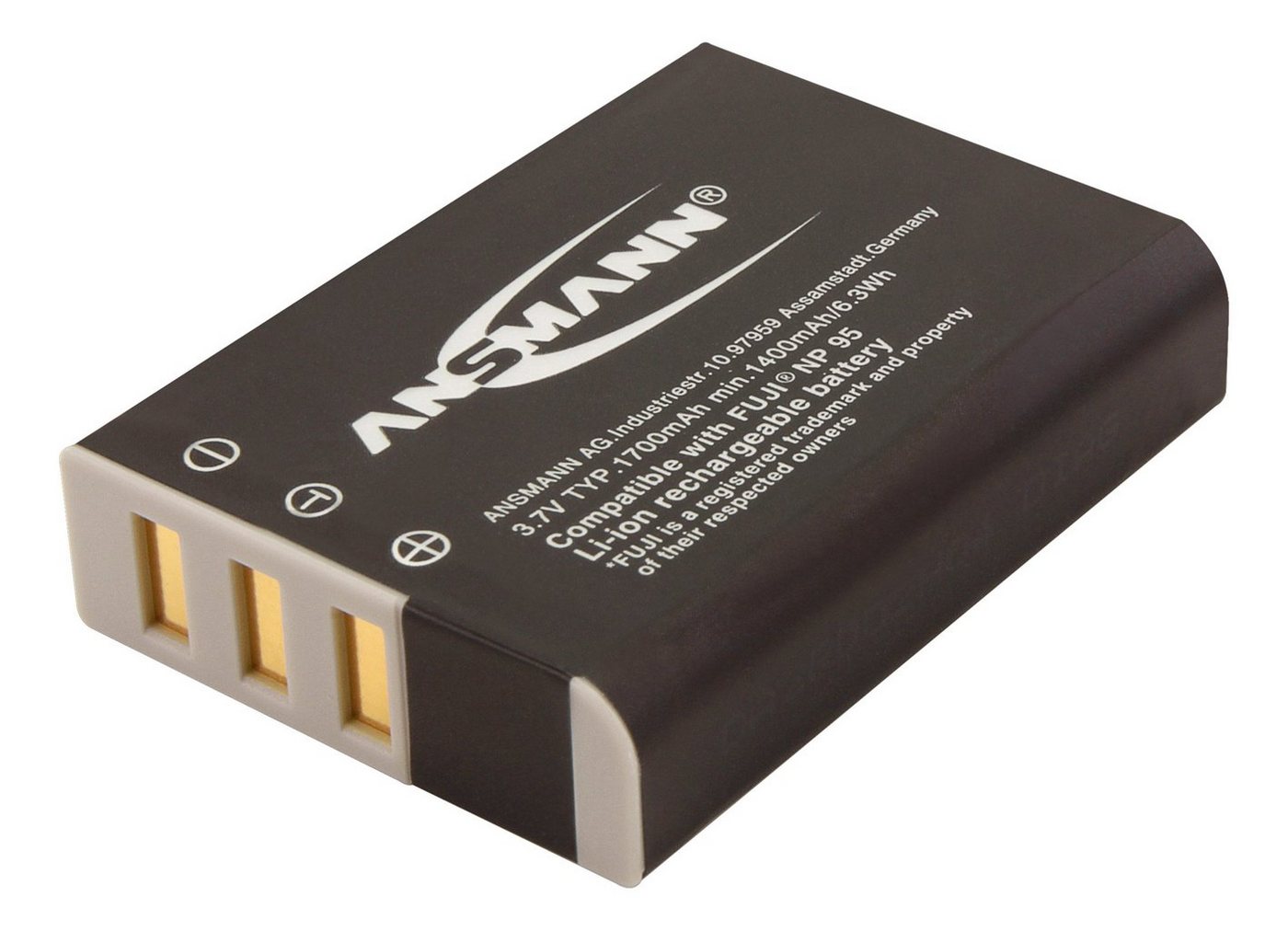 ANSMANN AG ANSMANN Akkupack A-Fuj NP 95 Kamera-Akku 1800 mAh (3.7 V) von ANSMANN AG