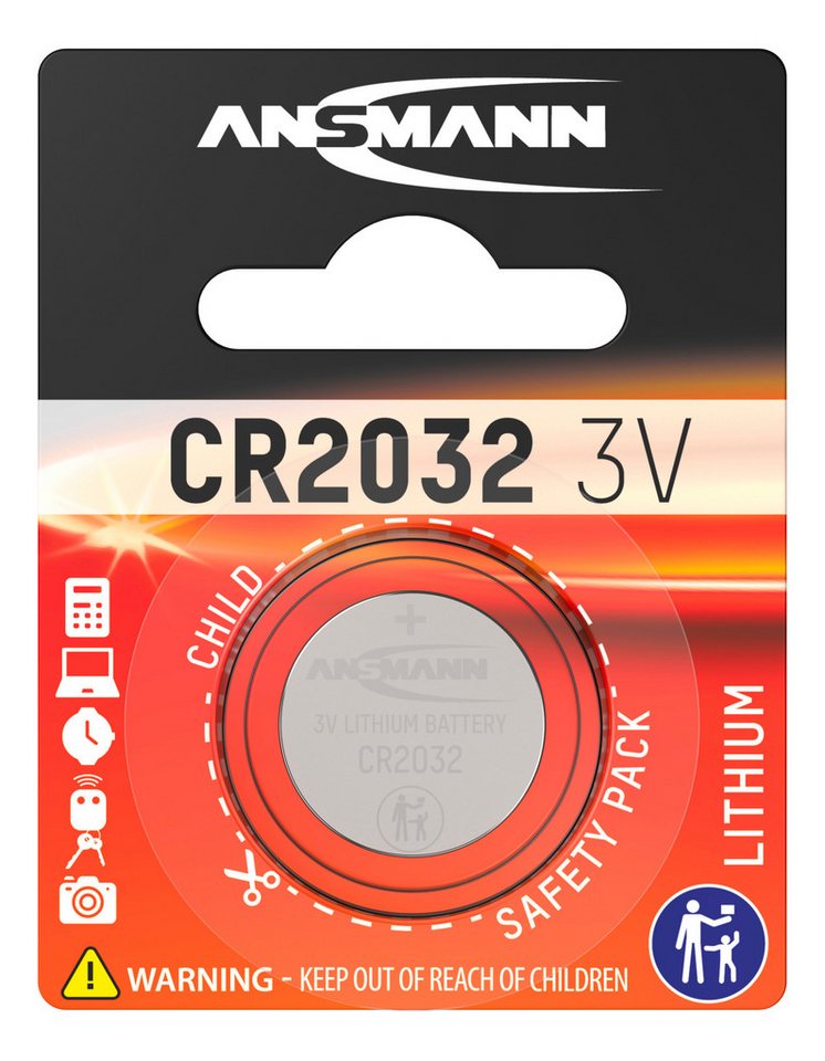 ANSMANN AG ANSMANN Knopfzelle CR2032 Lithium Knopfzelle ANSMANN AG ANSMANN Knopfzelle CR2032 Lithium Knopfzelle von ANSMANN AG