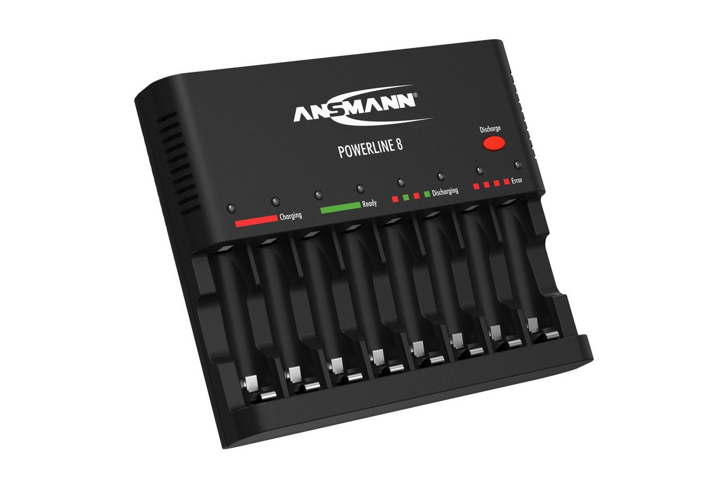 ANSMANN AG Akku Ladegerät für 1-8 AAA / AA NiMH Universal-Ladegerät ANSMANN AG Akku Ladegerät für 1-8 AAA / AA NiMH Universal-Ladegerät von ANSMANN AG
