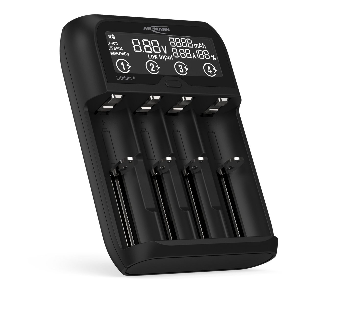 ANSMANN AG Akku Ladegerät für Lithium Ionen Akku und NiMH AA/AAA/Baby C Universal-Ladegerät ANSMANN AG Akku Ladegerät für Lithium Ionen Akku und NiMH AA/AAA/Baby C Universal-Ladegerät von ANSMANN AG