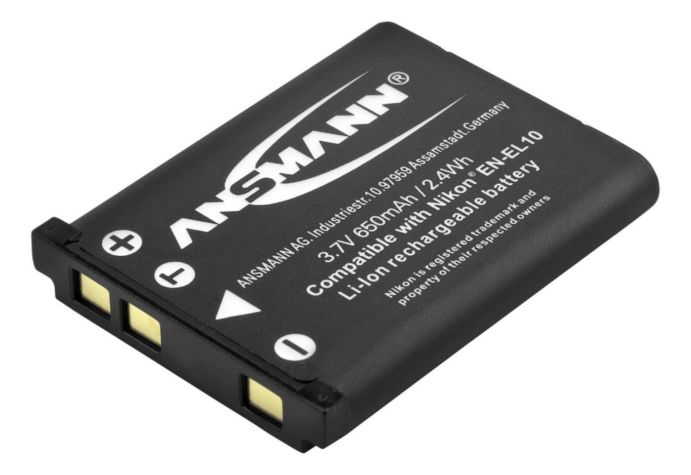 ANSMANN AG Akkupack A-Nik EN EL 10 Kamera-Akku 700 mAh (3.7 V) von ANSMANN AG