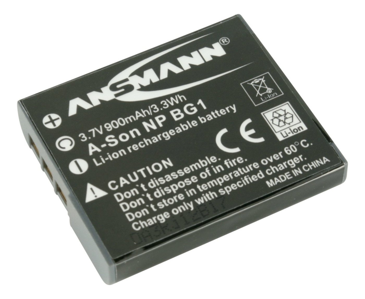 ANSMANN AG Akkupack A-Son NP BG 1 Ersatz für Kamera Sony DSC-W30… 5044293 Akku 900 mAh (3.7 V) von ANSMANN AG