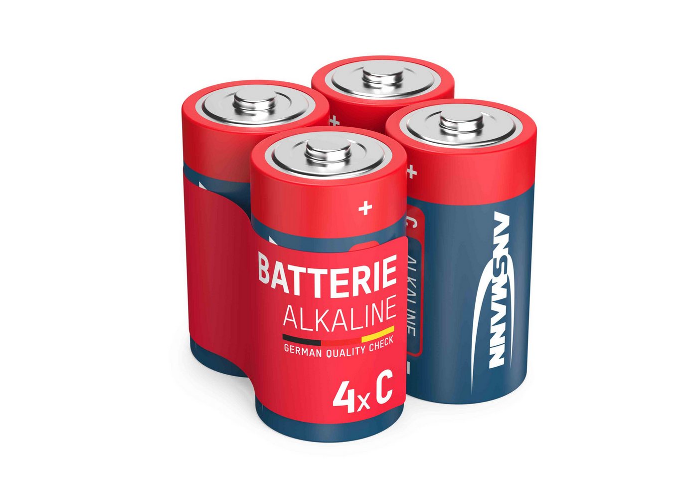 ANSMANN AG Ansmann Batterien Baby C LR14 4 Stück 1,5V - Alkaline Batterie auslaufsicher Batterie von ANSMANN AG