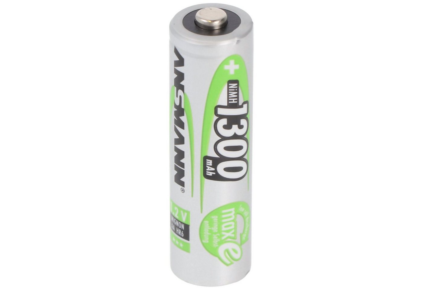 ANSMANN AG Ansmann NiMH-Akku Mignon AA LR6 1300mAh 1 Stück Akku 1300 mAh (1,2 V) von ANSMANN AG