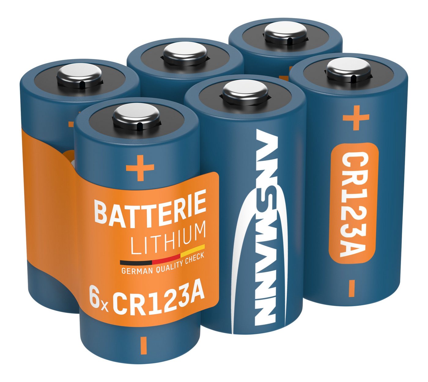 ANSMANN AG CR123A Lithium Fotobatterie 3V 6 Stück Photo CR17335 Batterie von ANSMANN AG