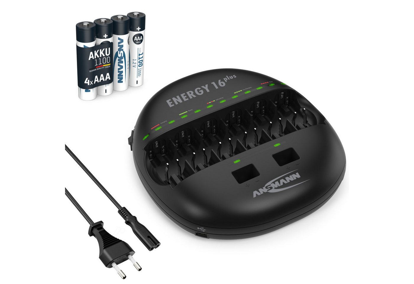ANSMANN AG Energy 16 plus Akkuladegerät Universal-Ladegerät ANSMANN AG Energy 16 plus Akkuladegerät Universal-Ladegerät von ANSMANN AG