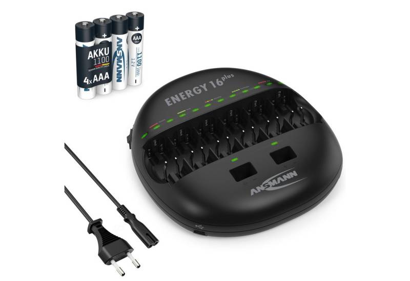 ANSMANN AG Energy 16 plus Akkuladegerät Universal-Ladegerät von ANSMANN AG