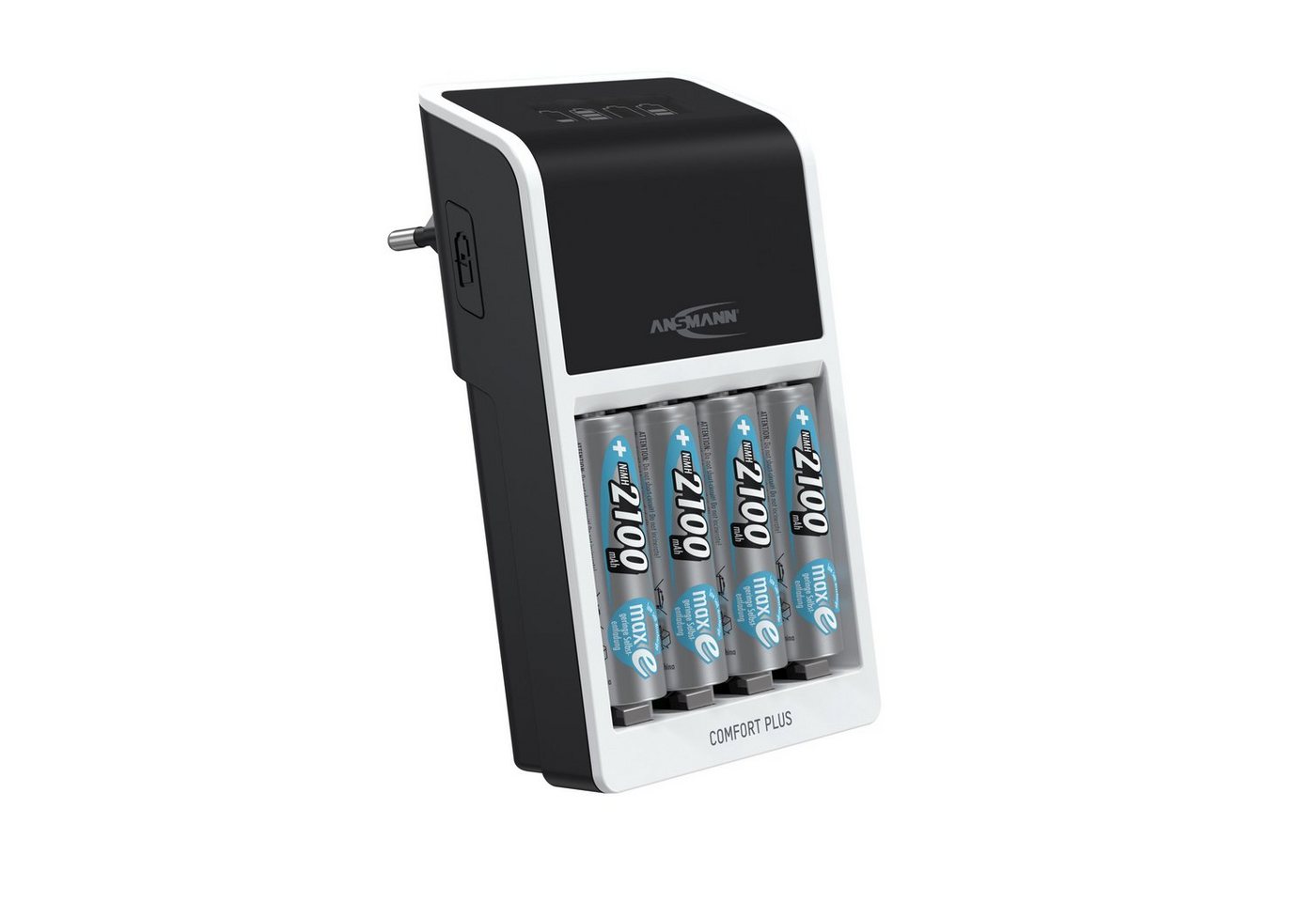 ANSMANN AG Akku Ladegerät Autom. inkl. 4x AA 2100mAh Universal-Ladegerät ANSMANN AG Akku Ladegerät Autom. inkl. 4x AA 2100mAh Universal-Ladegerät von ANSMANN AG