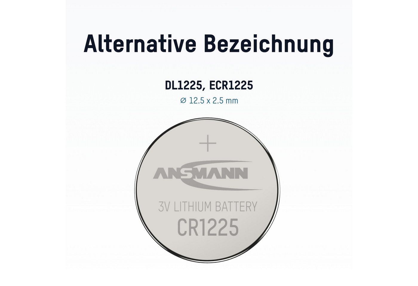 ANSMANN AG Lithium Knopfzelle CR1225 Knopfzelle von ANSMANN AG