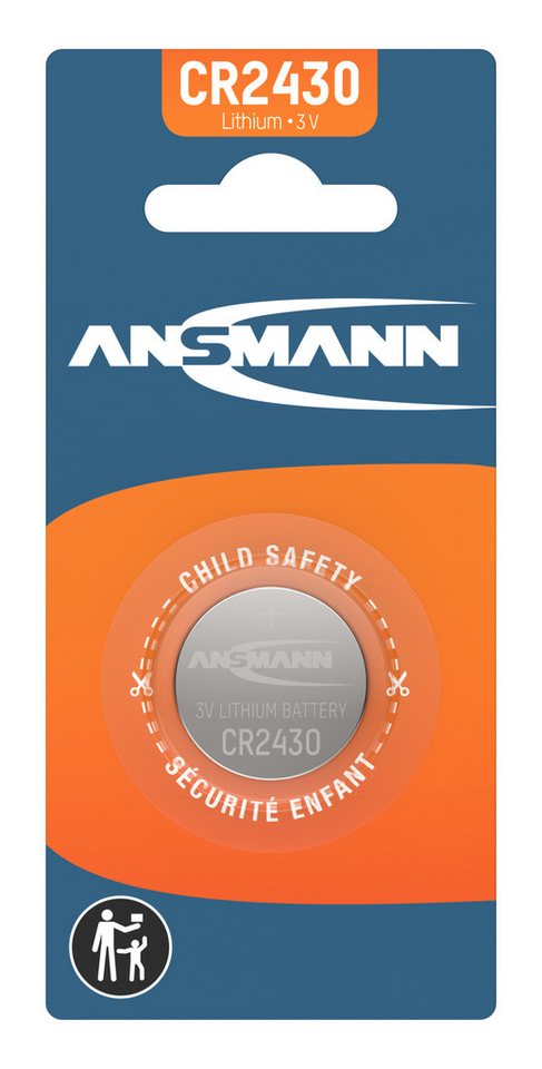 ANSMANN AG Lithium Knopfzelle CR2430 Knopfzelle von ANSMANN AG