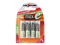 ANSMANN - Batterie 4 x AA Typ - NiMH - (wiederaufladbar) - 2500 mAh von ANSMANN-ENERGY