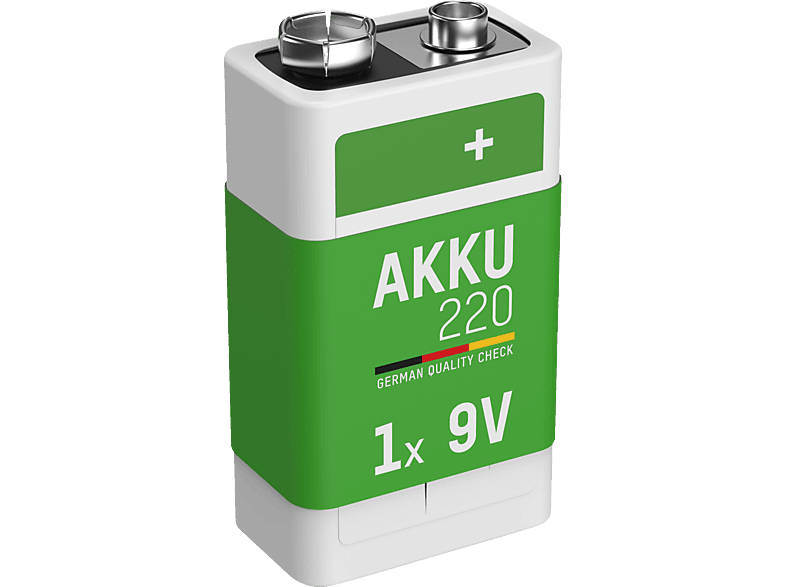 ANSMANN 1er Set NiMH Akku, Nickel-Metallhydrid, 8.4 Volt, 220 mAh von ANSMANN