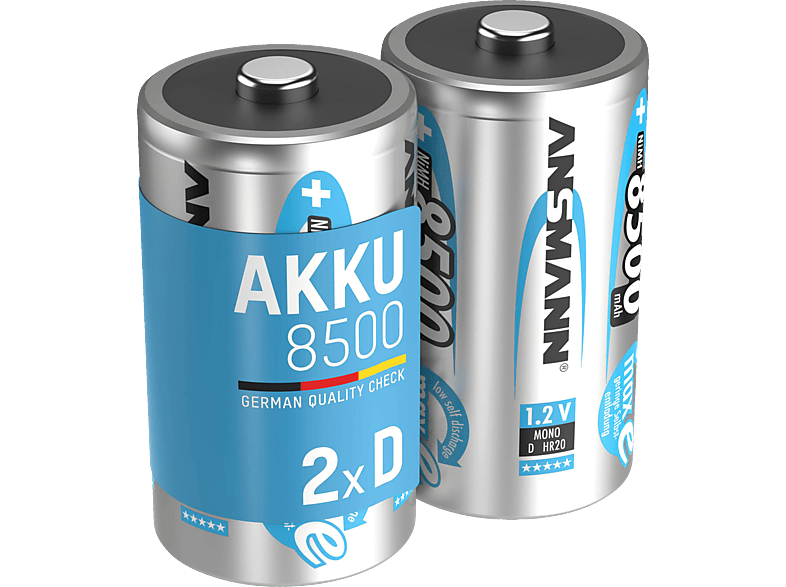 ANSMANN 5035362 D Wiederaufladbare Batterie, Ni-MH, 1.2 Volt 2 Stück ANSMANN 5035362 D Wiederaufladbare Batterie, Ni-MH, 1.2 Volt 2 Stück von ANSMANN