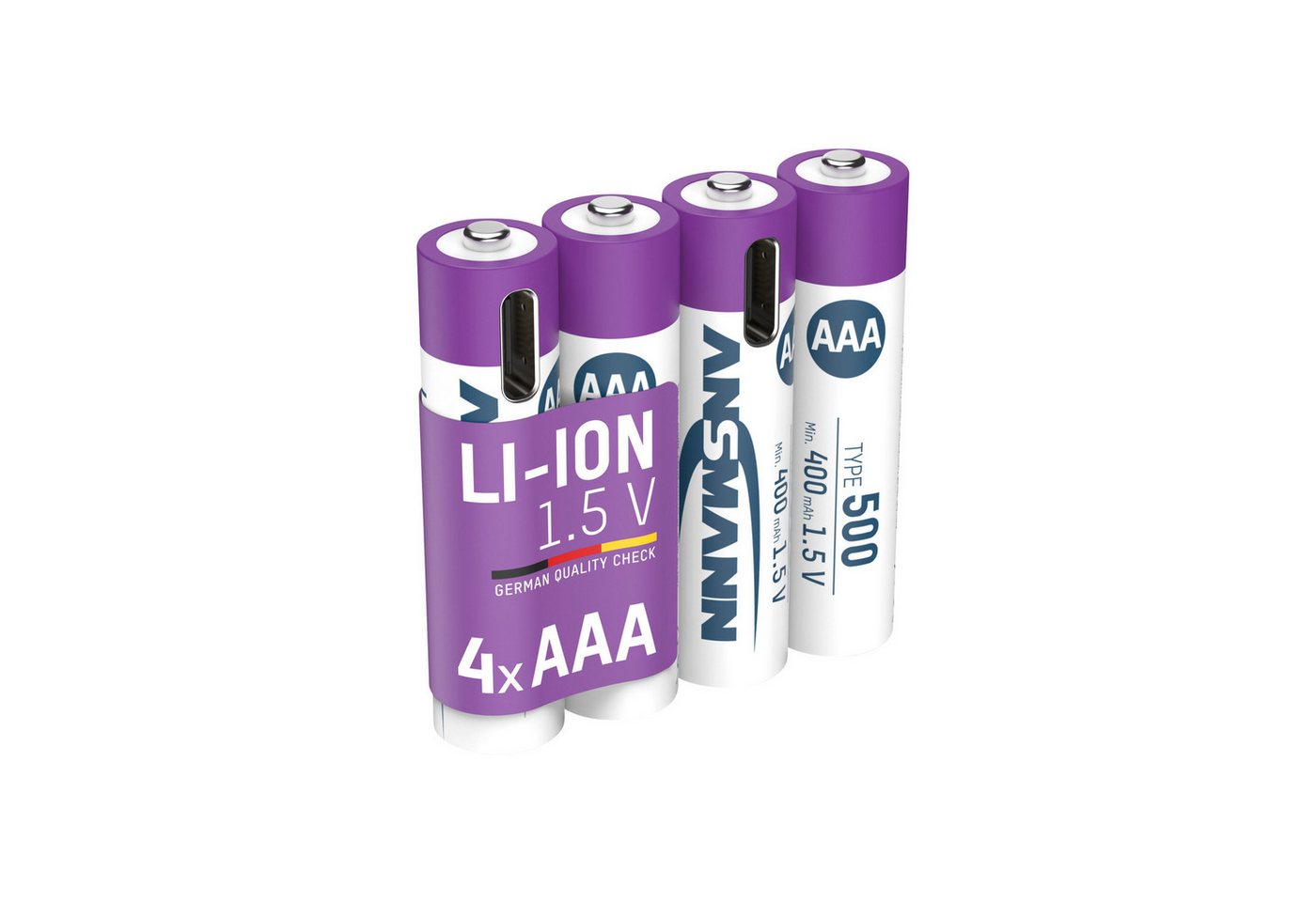 ANSMANN AG ANSMANN Li-Ion Micro-Akku, AAA, Typ 500 (min. Akku ANSMANN AG ANSMANN Li-Ion Micro-Akku, AAA, Typ 500 (min. Akku von ANSMANN AG