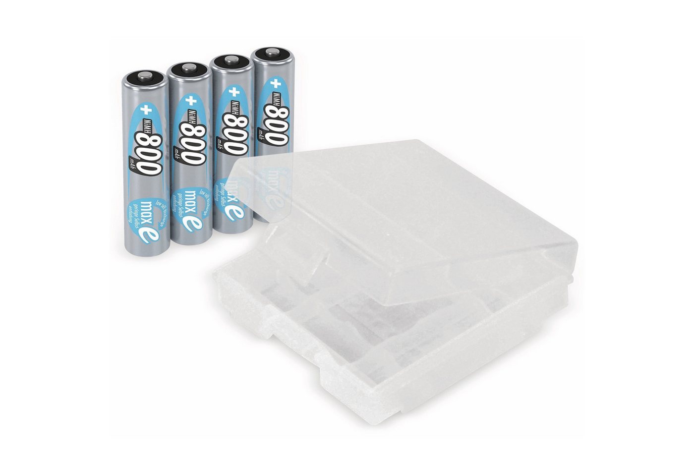 ANSMANN AG ANSMANN NiMH-Micro-Akku maxE, 800 mAh, 4 Stück Akku ANSMANN AG ANSMANN NiMH-Micro-Akku maxE, 800 mAh, 4 Stück Akku von ANSMANN AG