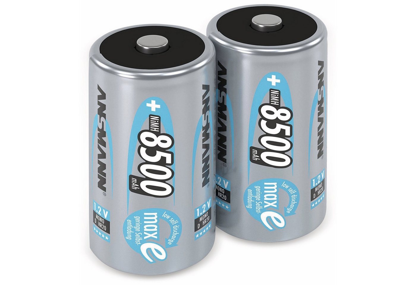 ANSMANN AG ANSMANN NiMH-Mono-Akku maxE, 8500 mAh, 2 Stück Akku ANSMANN AG ANSMANN NiMH-Mono-Akku maxE, 8500 mAh, 2 Stück Akku von ANSMANN AG