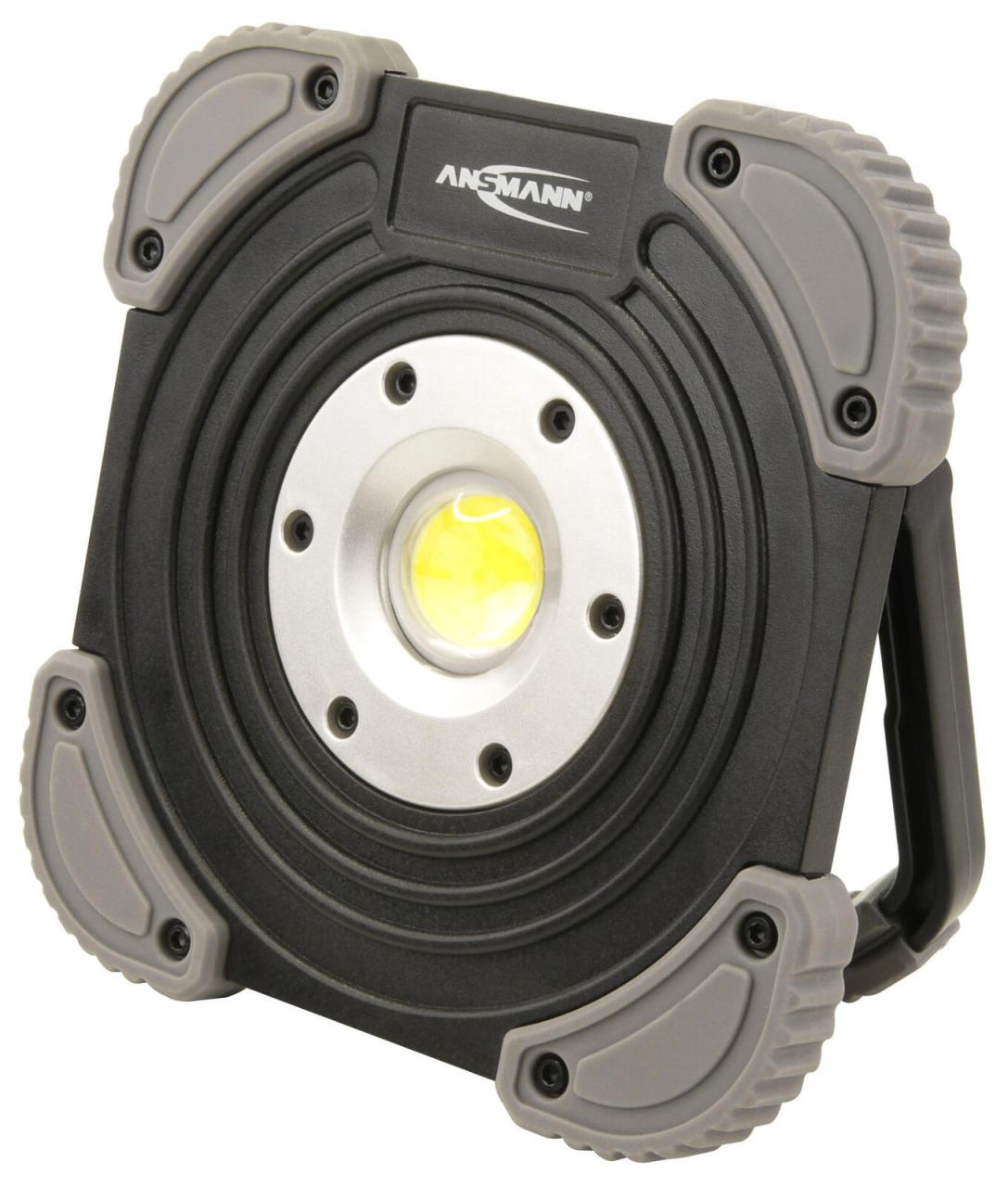 ANSMANN Akku-LED-Baustrahler 10 W schwarz/grau ANSMANN Akku-LED-Baustrahler 10 W schwarz/grau von ANSMANN