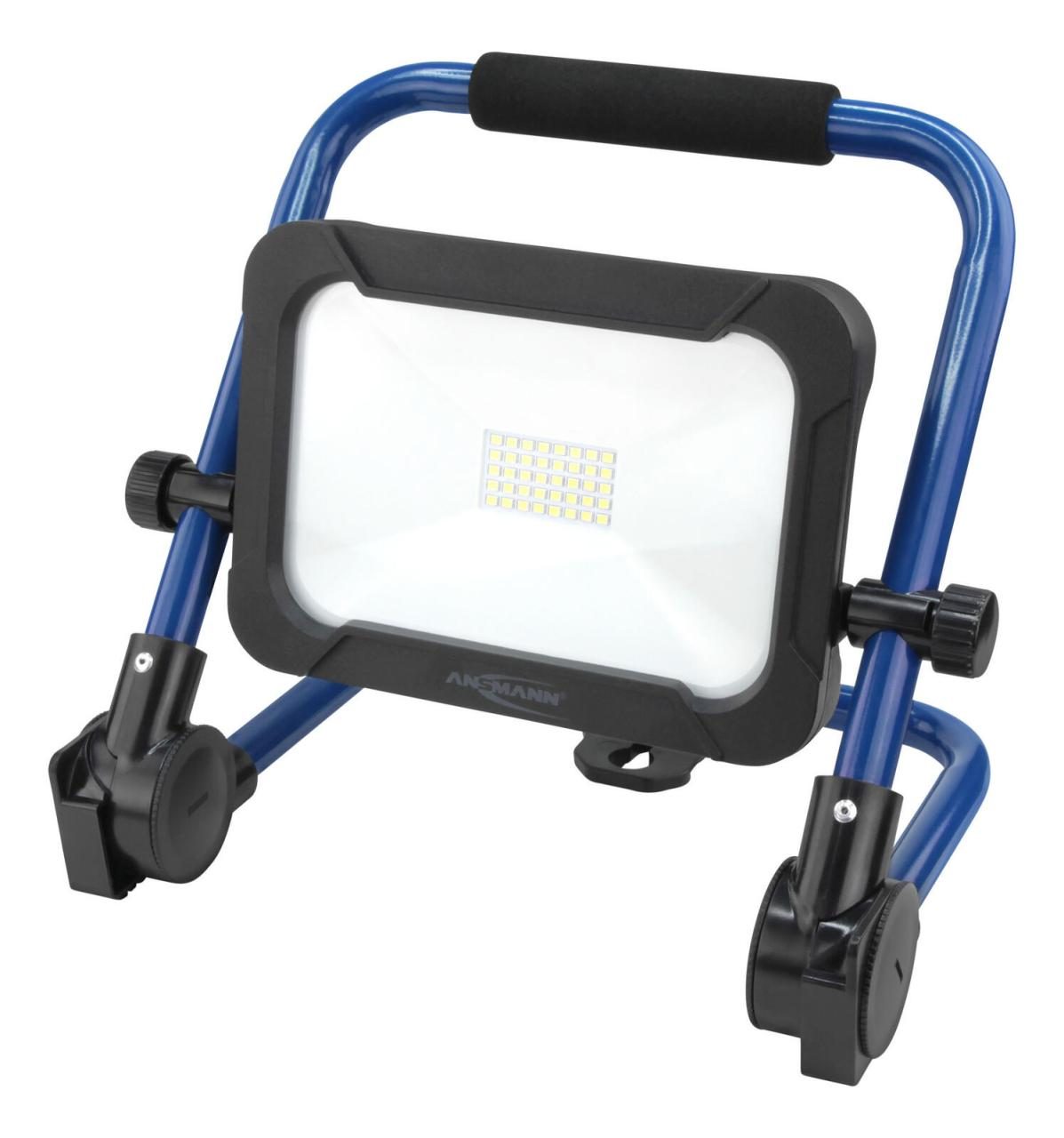 ANSMANN Akku-LED-Baustrahler ANSMANN LED-Strahler FL1600R 20 W blau von ANSMANN