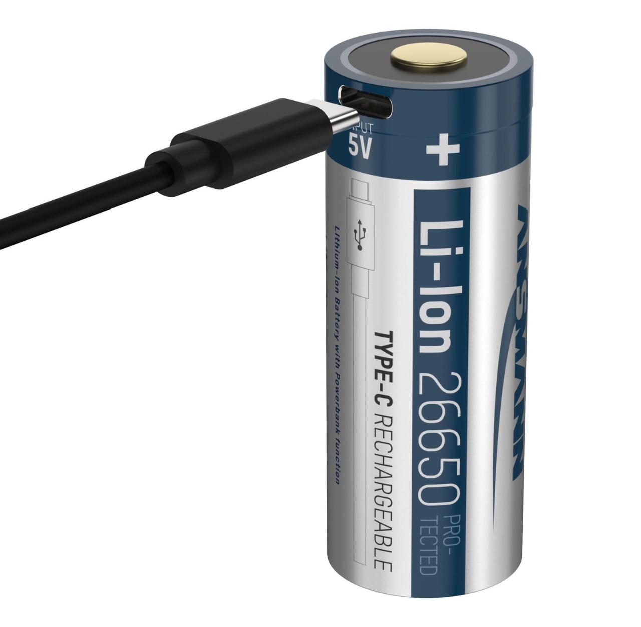 ANSMANN Akku mit Ladegerät 26650 3.6 V ANSMANN Akku mit Ladegerät 26650 3.6 V von ANSMANN