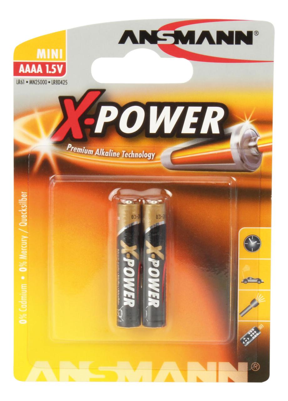 ANSMANN Batterien Mini AAAA 1.5 V von ANSMANN
