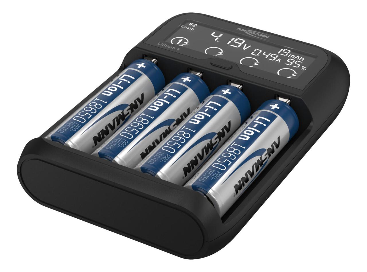ANSMANN USB-Akku-Ladegerät Lithium 4 ANSMANN USB-Akku-Ladegerät Lithium 4 von ANSMANN
