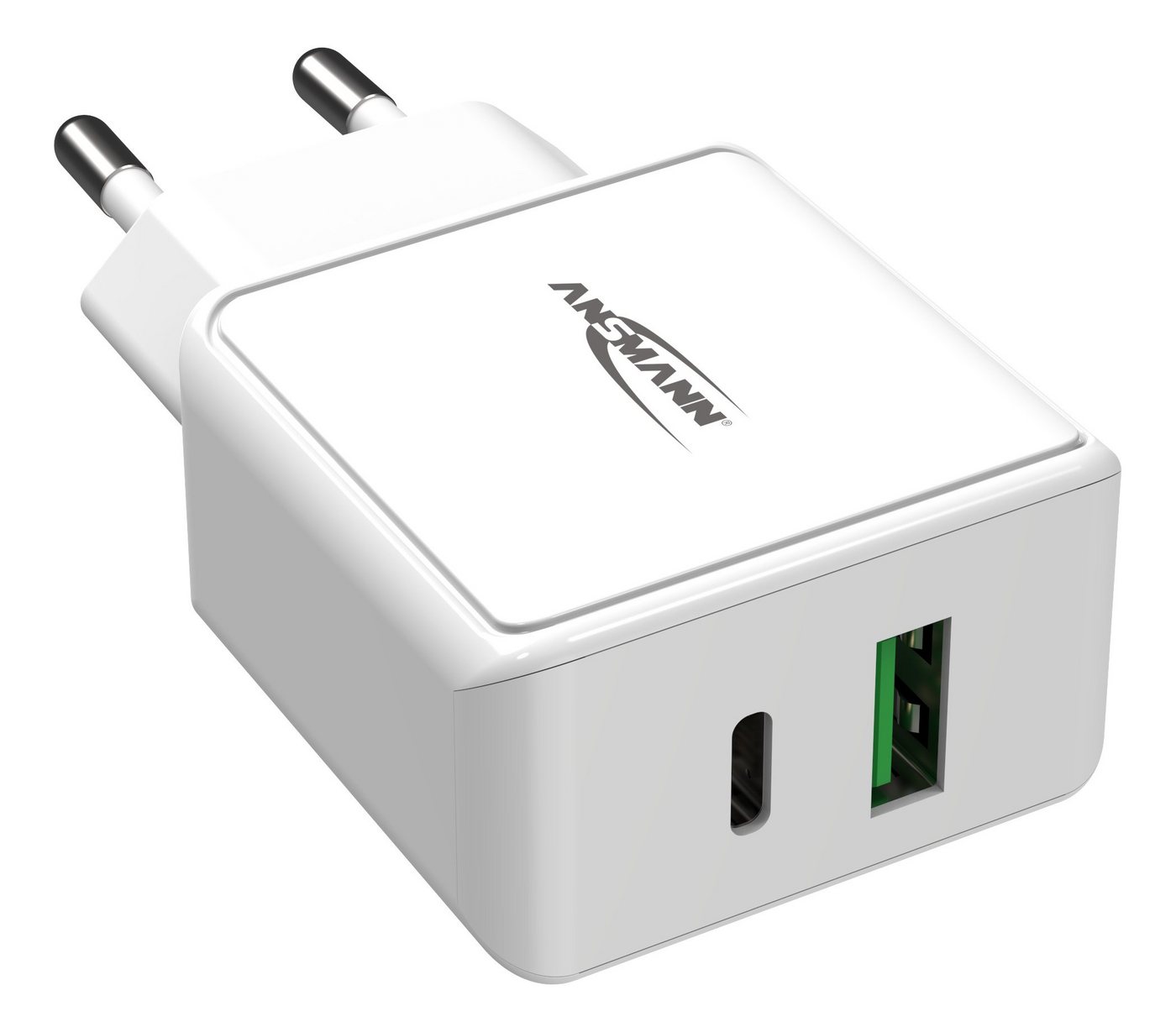 ANSMANN AG USB Ladegerät 20 W mit Power Delivery & Quick Charge 3.0 weiß USB-Ladegerät von ANSMANN AG