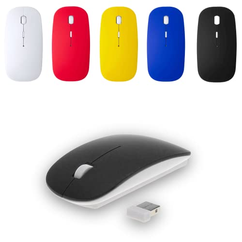 Antevia – Maus kabellos und optisch schwarz | mehr als 10 Modelle | USB ergonomisch (Lyster schwarz) von ANTEVIA Matériaux