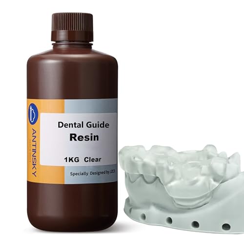 Antinsky Dental Guide Resin für DLP LCD 3D Drucker UV-härtend 405nm 1kg hohe Präzision geringe Schrumpfung hohe Temperatur und hohe Festigkeit von ANTINSKY