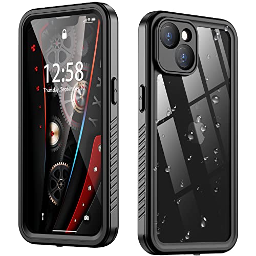 ANTSHARE Case for iPhone 14 Plus Waterproof, Dustproof, Shockproof with Built-in Screen Protector, 360 Full Body Sealed Protective Cover Front and Back for iPhone 14 Plus - Black ANTSHARE Case for iPhone 14 Plus Waterproof, Dustproof, Shockproof with Built-in Screen Protector, 360 Full Body Sealed Protective Cover Front and Back for iPhone 14 Plus - Black von ANTSHARE