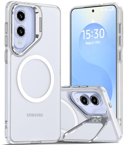 ANTSHARE Schutzhülle für Samsung Galaxy S25 Edge mit Ständer, kompatibel mit MagSafe, militärische Schutzhülle, kratzfeste Rückseite, kompatibel mit MagSafe-Zubehör 2025, transparent ANTSHARE Schutzhülle für Samsung Galaxy S25 Edge mit Ständer, kompatibel mit MagSafe, militärische Schutzhülle, kratzfeste Rückseite, kompatibel mit MagSafe-Zubehör 2025, transparent von ANTSHARE