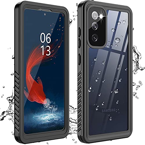 ANTSHARE Waterproof Case for Samsung Galaxy S20 FE Shockproof S20 FE with Built-in Screen Protector, 360 Degree Full Body Rugged Protective Case for Galaxy S20 FE Black von ANTSHARE