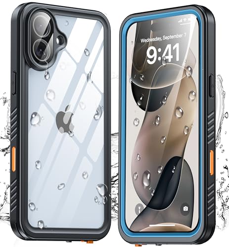 ANTSHARE für iPhone 16 Plus Hülle Wasserdicht,Handyhülle für iPhone 16 Plus Case 360 Grad Ganzkörper Schutzhülle,IP68 Stoßfest Staubdicht Outdoor Panzerhülle mit Eingebautem Displayschutz (6.7") ANTSHARE für iPhone 16 Plus Hülle Wasserdicht,Handyhülle für iPhone 16 Plus Case 360 Grad Ganzkörper Schutzhülle,IP68 Stoßfest Staubdicht Outdoor Panzerhülle mit Eingebautem Displayschutz (6.7") von ANTSHARE