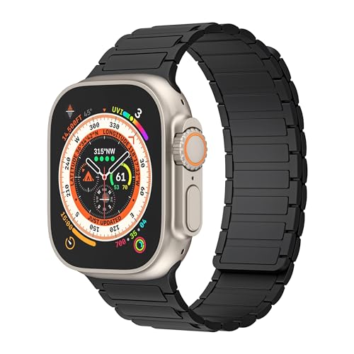 ANVEY Magnetverschluss Armband Kompatibel mit Apple Watch Armband Magnetisch 41mm 40mm 38mm, Silikon Magnetbänder für iWatch Ultra 2 Serie 9/8/7/6/5/3/SE von ANVEY