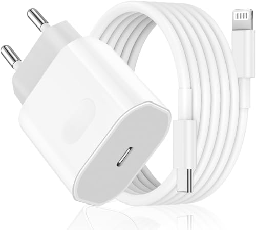 25W Schnellladegerät Ladekabel für iPhone 14 13 12 11 Pro Max Plus SE Mini Xr X XS, USB C Ladegerät 2M Schnellladekabel Stecker Netzteil Power Adapter von ANVSI