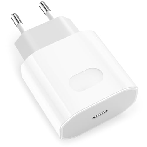 iPhone Ladegerät, 25W USB C Ladegerät Schnellladegerät Netzteil für iPhone 16/16 Pro/16 Pro Max/16 Plus/15/15 Pro/14/14 Pro/13/12/11/SE/XS/XR,USB C Power Adapter Stecker Ladestecker Netzstecker iPhone Ladegerät, 25W USB C Ladegerät Schnellladegerät Netzteil für iPhone 16/16 Pro/16 Pro Max/16 Plus/15/15 Pro/14/14 Pro/13/12/11/SE/XS/XR,USB C Power Adapter Stecker Ladestecker Netzstecker von ANVSI