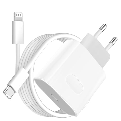iPhone Schnellladegerät und Ladekabel für iPhone 14 13 12 11 Pro Max SE Mini Xr X XS, 20W USB C Ladegerät 2M Schnellladekabel Stecker Netzteil Power Adapter von ANVSI