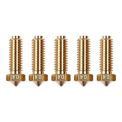 ANYCUBIC 3D Drucker Düsen Nozzle Set mit Kobra 2, Kobra 2 Neo, Kobra 2 Plus, Kobra 2 Pro, Kobra 2 Max(5 Stück) von ANYCUBIC