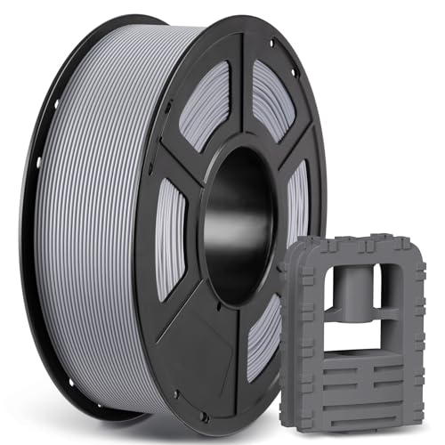 ANYCUBIC ASA Filament 1.75mm, 3D Drucker Filament geeignet für den Druck von Outdoor Funktionsteilen, Wetter- und Hitzebeständig 1KG Grau von ANYCUBIC