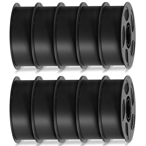 ANYCUBIC High Speed PLA Filament für 3D-Drucker, Perlschwarz, 10kg von ANYCUBIC