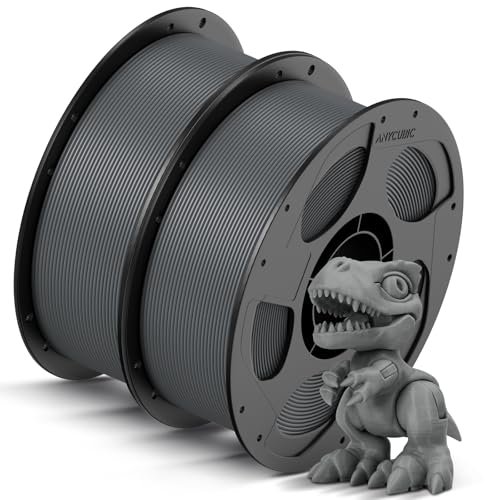 ANYCUBIC Hohe Geschwindigkeit PLA Filament 1.75mm, Refill Filament und Spool Kit, 2KG High Speed PLA, RFID für Intelligentes Drucken, HS PLA Grau ANYCUBIC Hohe Geschwindigkeit PLA Filament 1.75mm, Refill Filament und Spool Kit, 2KG High Speed PLA, RFID für Intelligentes Drucken, HS PLA Grau von ANYCUBIC